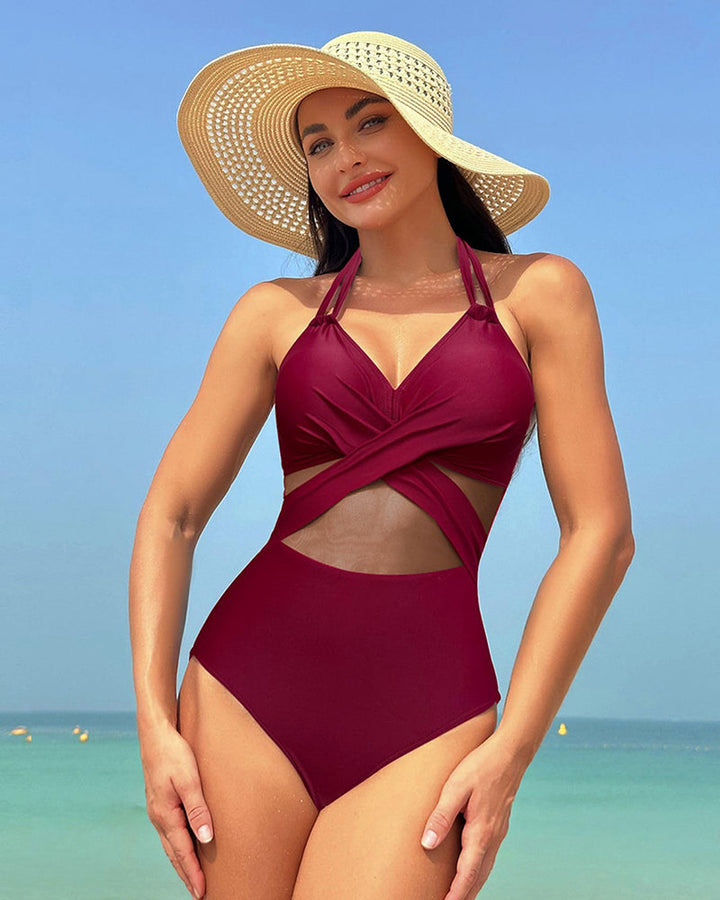 LilyLove® High Waisted Tummy Control One Piece Swimsuit