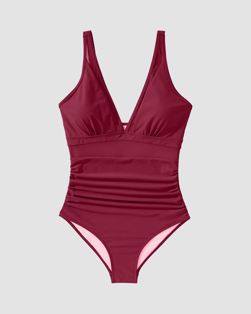 LilyLove® Sexy Mesh Tummy Control One Piece Swimsuit