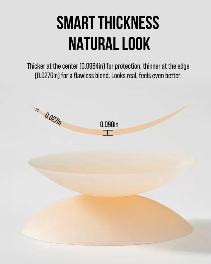 Seamless Non-Adhesive Nip Covers (2 Pairs)