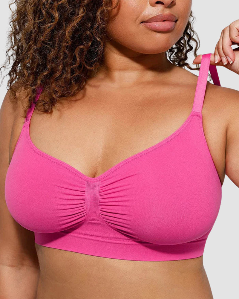 Full Coverage Comfort Wireless Sculpt Bra (2 Pcs)