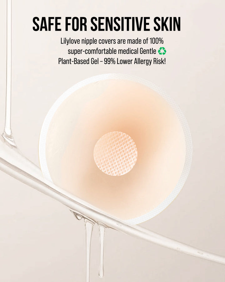 Seamless Non-Adhesive Nip Covers (2 Pairs)