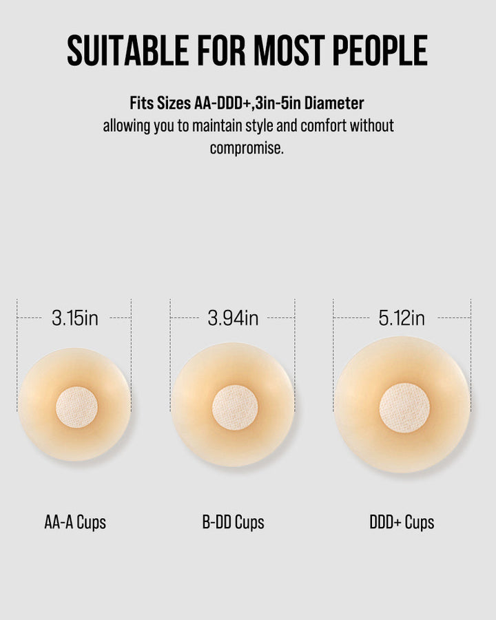 Seamless Non-Adhesive Nip Covers (2 Pairs)