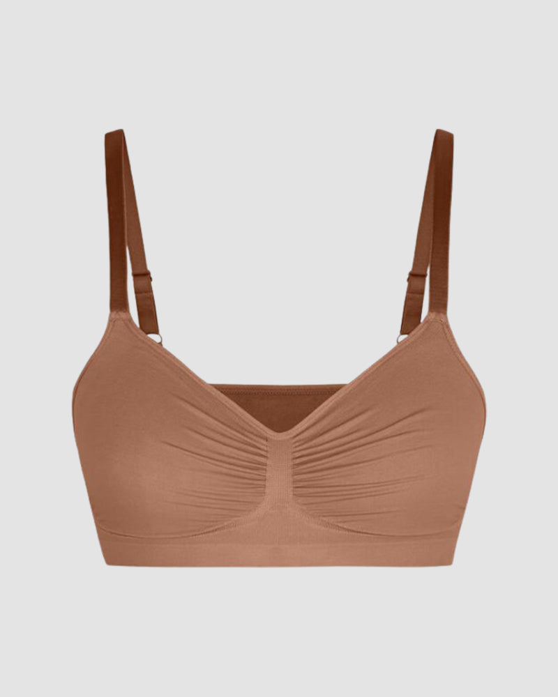 Full Coverage Comfort Wireless Sculpt Bra (2 Pcs)