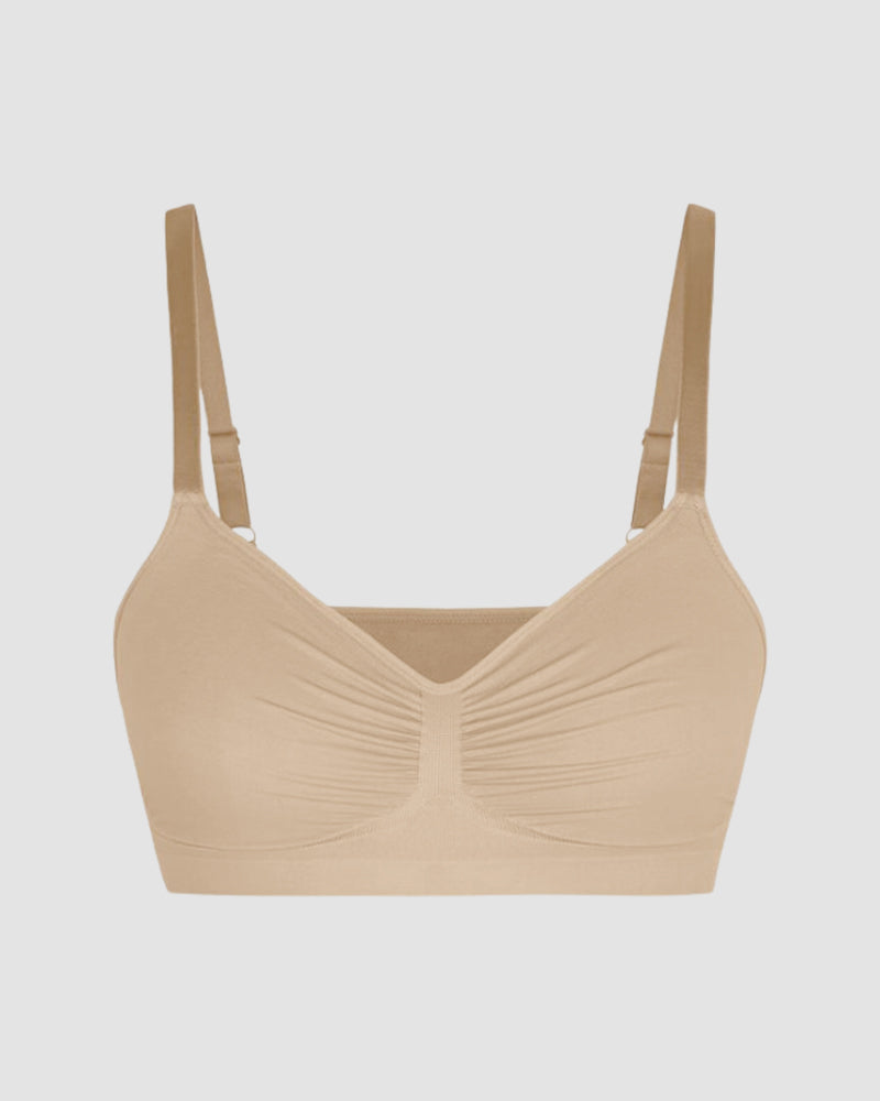 Full Coverage Comfort Wireless Sculpt Bra (2 Pcs)
