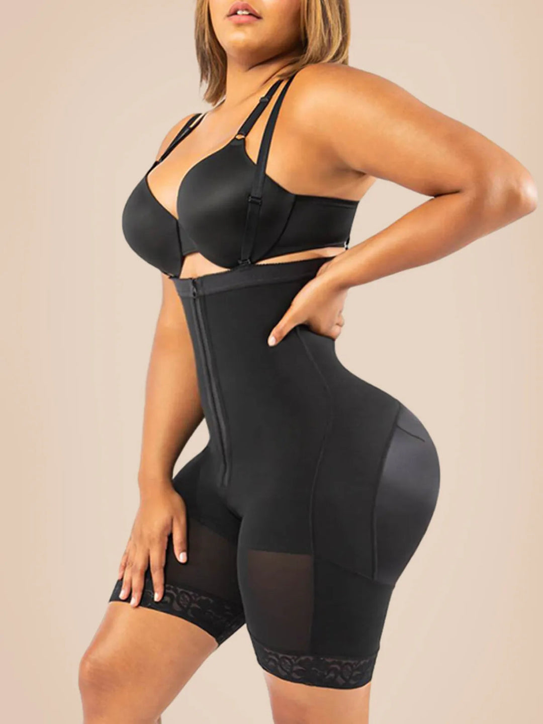 Tummy Compression Bodysuit Shaper With Butt Lifter