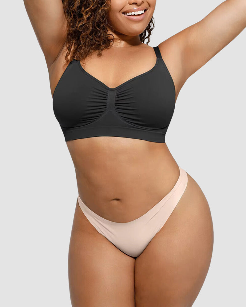 Full Coverage Comfort Wireless Sculpt Bra (2 Pcs)