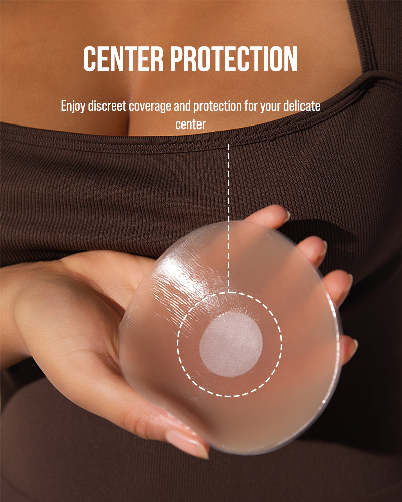 Seamless Non-Adhesive Nip Covers (2 Pairs)