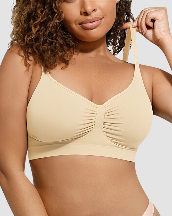 Full Coverage Comfort Wireless Sculpt Bra (2 Pcs)