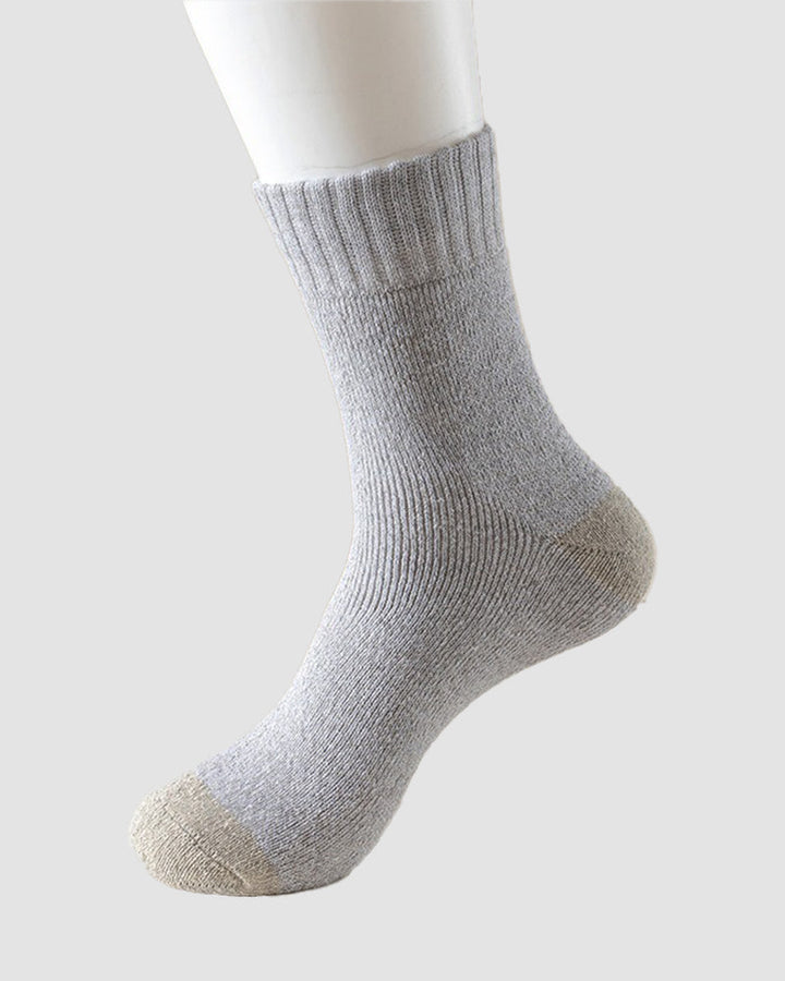 Men's Thermal Terry Loop Socks - 5 Pairs
