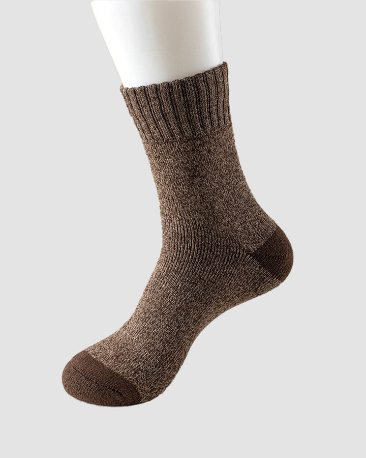 Men's Thermal Terry Loop Socks - 5 Pairs