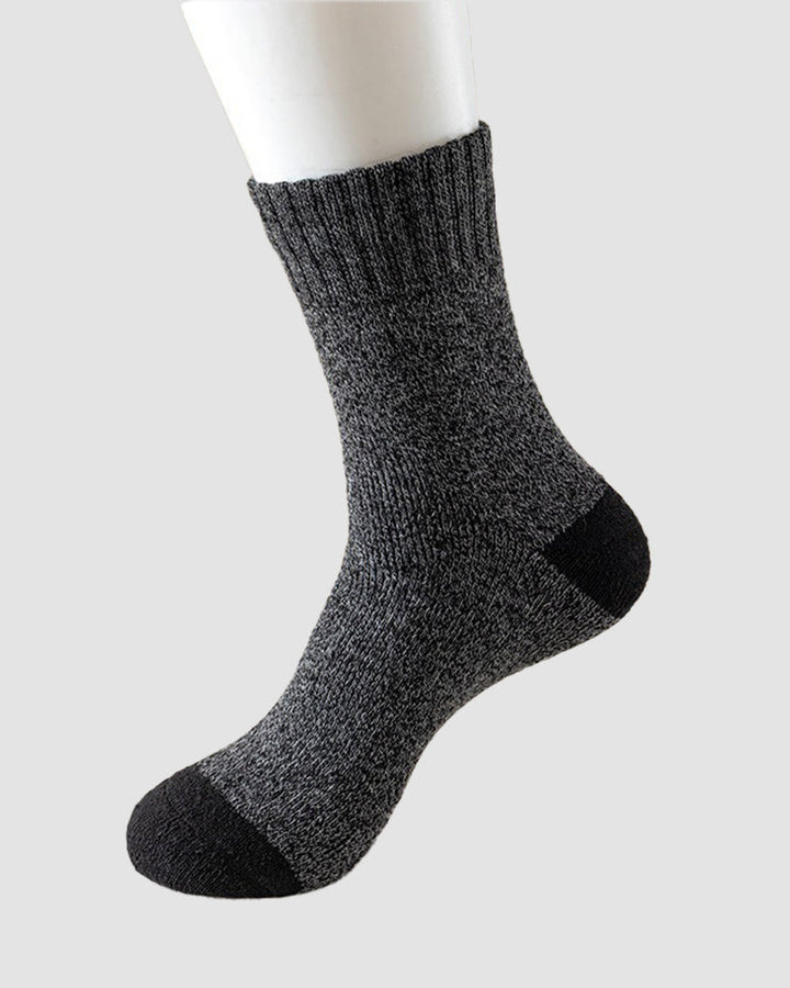 Men's Thermal Terry Loop Socks - 5 Pairs