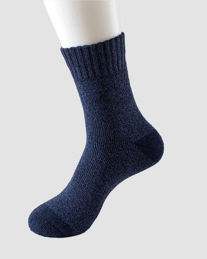 Men's Thermal Terry Loop Socks - 5 Pairs