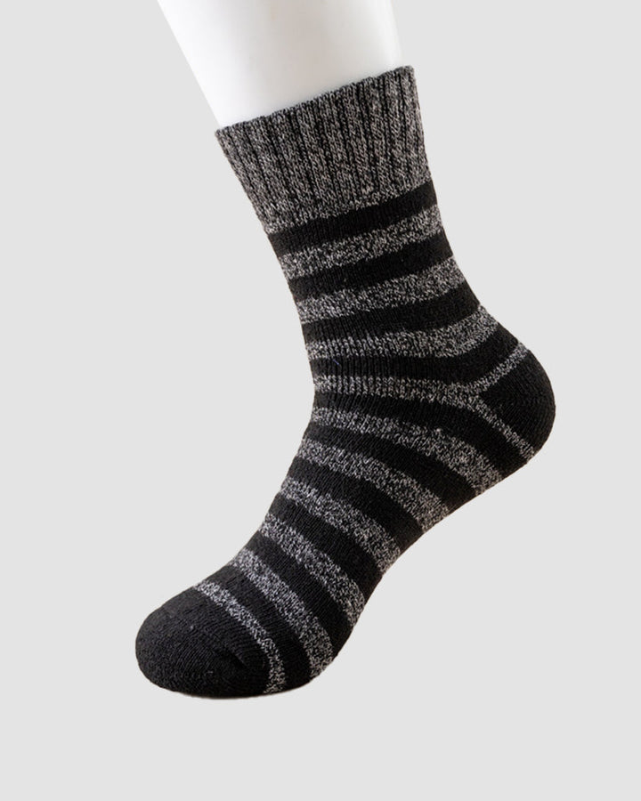 Men's Thermal Terry Loop Socks - 5 Pairs