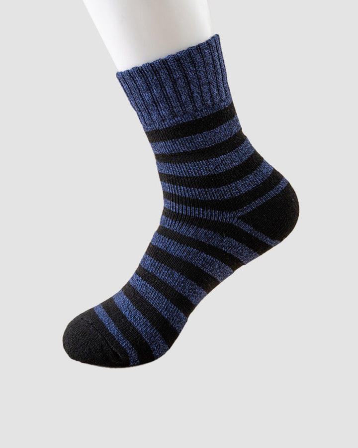Men's Thermal Terry Loop Socks - 5 Pairs
