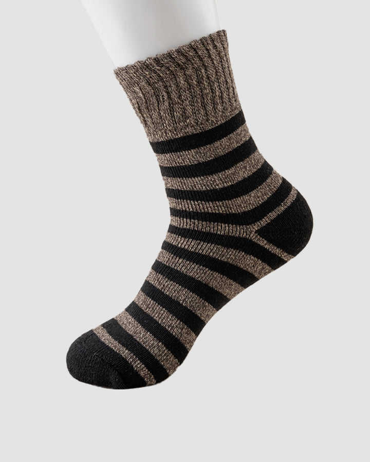 Men's Thermal Terry Loop Socks - 5 Pairs