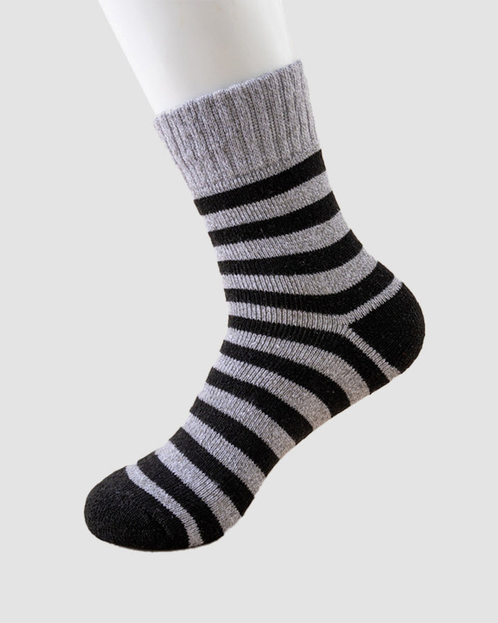 Men's Thermal Terry Loop Socks - 5 Pairs