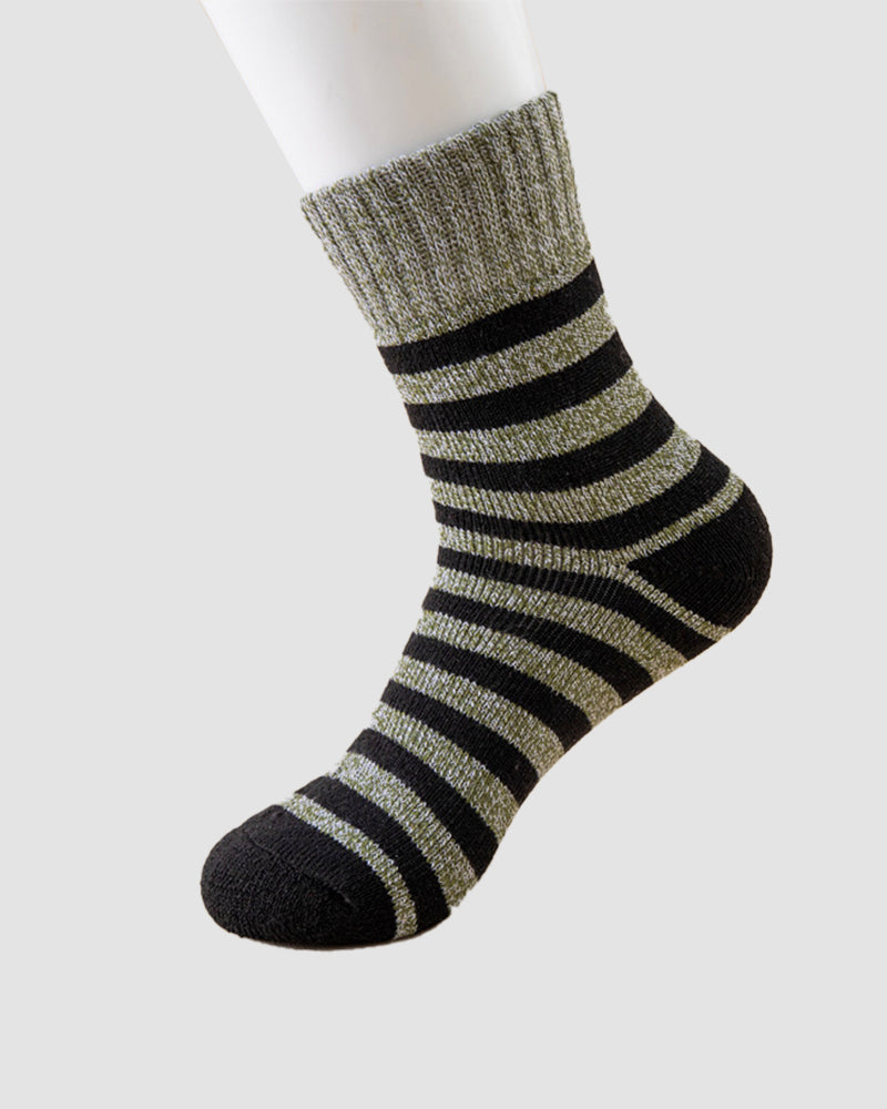 Men's Thermal Terry Loop Socks - 5 Pairs
