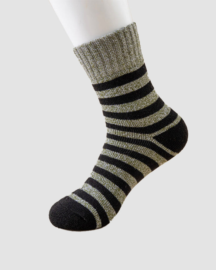 Men's Thermal Terry Loop Socks - 5 Pairs