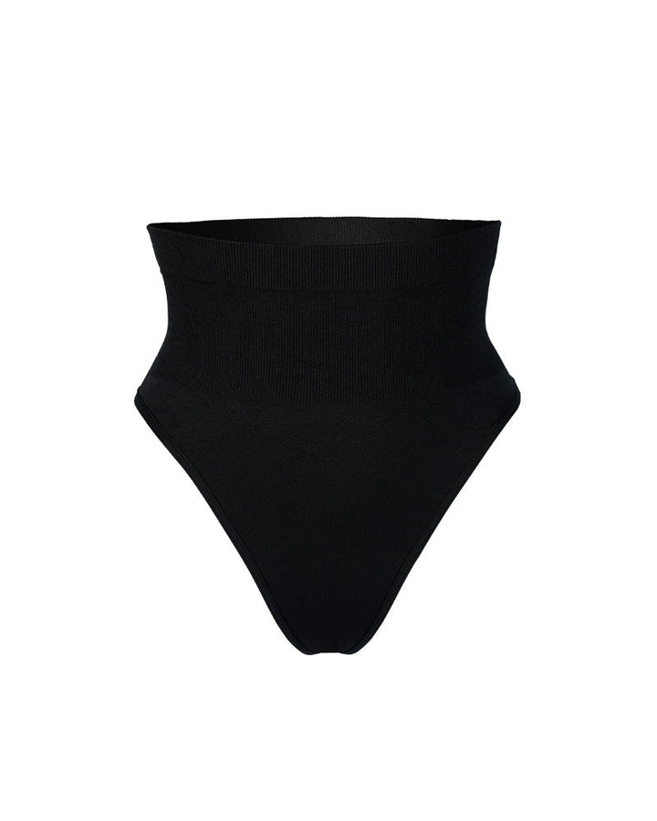 Mid-Waist Tummy Control Thong Panties (2 Pack)