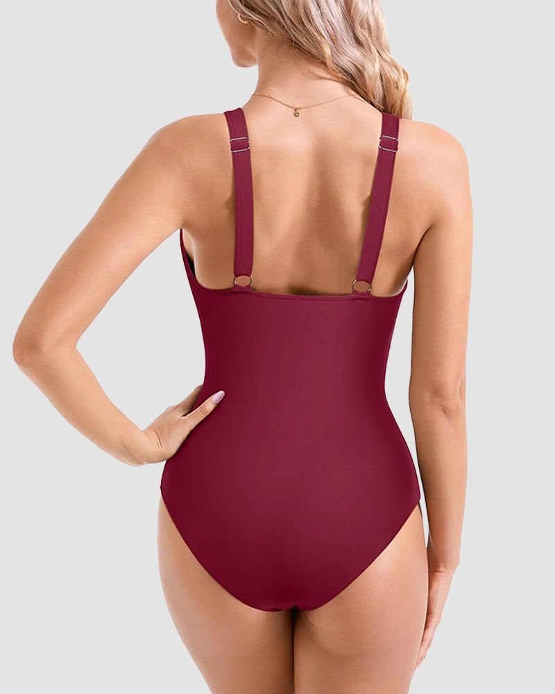 LilyLove® Sexy Mesh Tummy Control One Piece Swimsuit