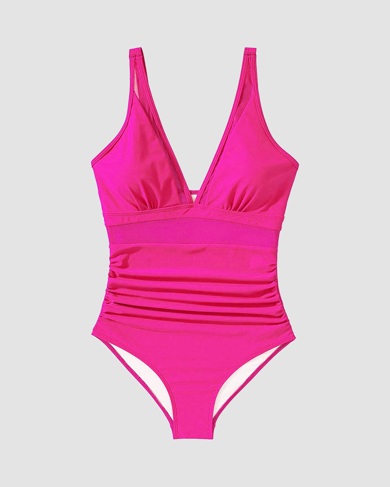 LilyLove® Sexy Mesh Tummy Control One Piece Swimsuit