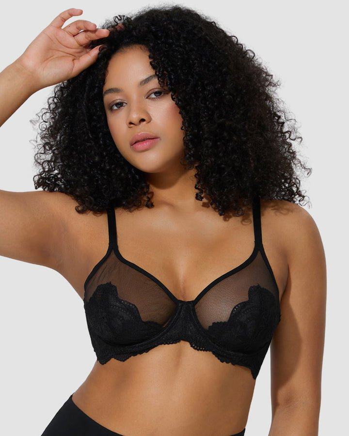 Full Coverage Lace Minimizer Bra