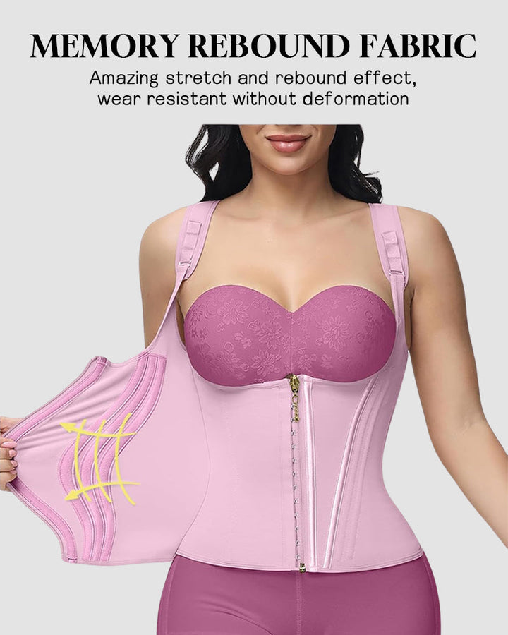 LilyLove® Double Waistband Corset Vest