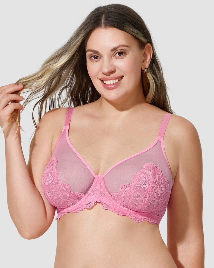 Full Coverage Lace Minimizer Bra