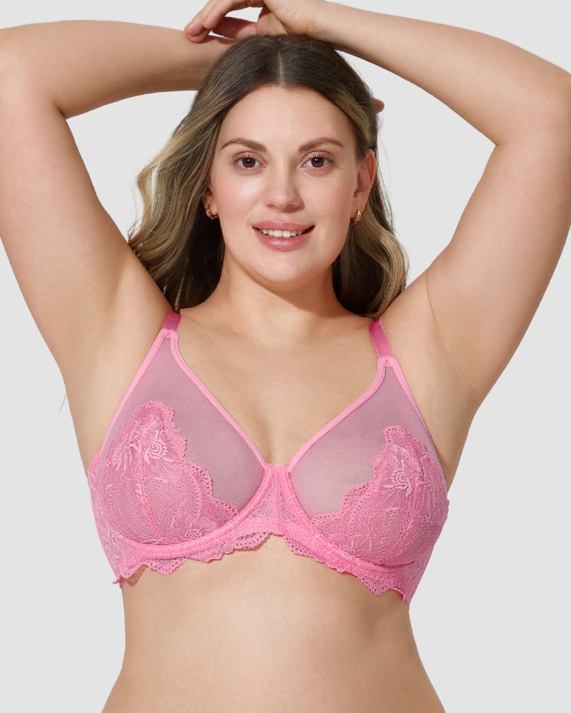 Full Coverage Lace Minimizer Bra