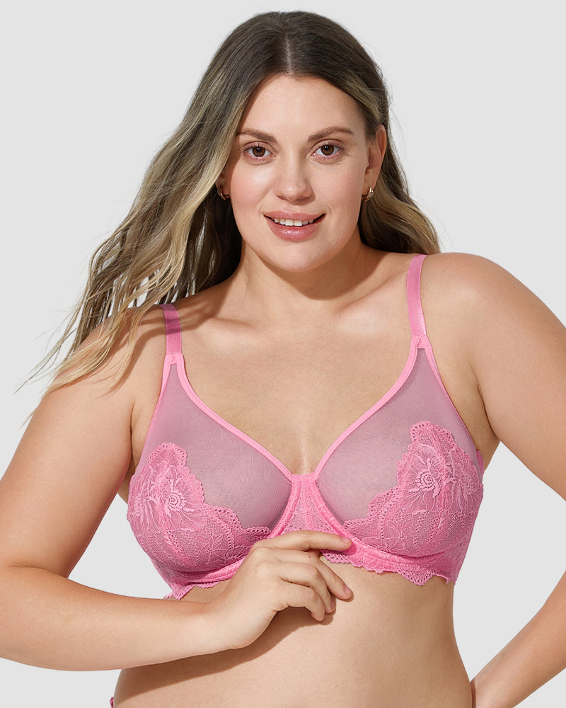 Full Coverage Lace Minimizer Bra